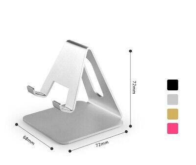Aluminum Phone Holder Stand Office Home Desk Desktop For iPhone Cellphone